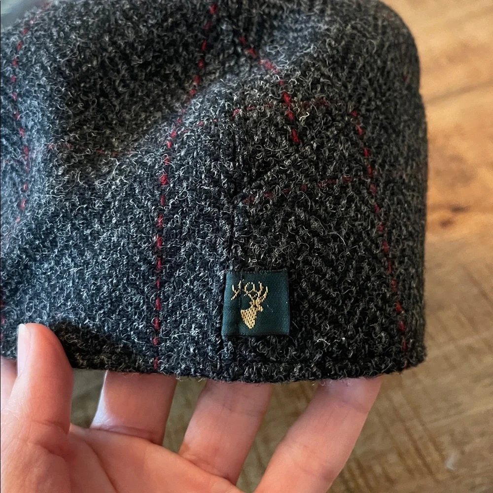 Mucros Weavers Baseball Hat Herringbone Wool Pinstripe Killarney Ireland